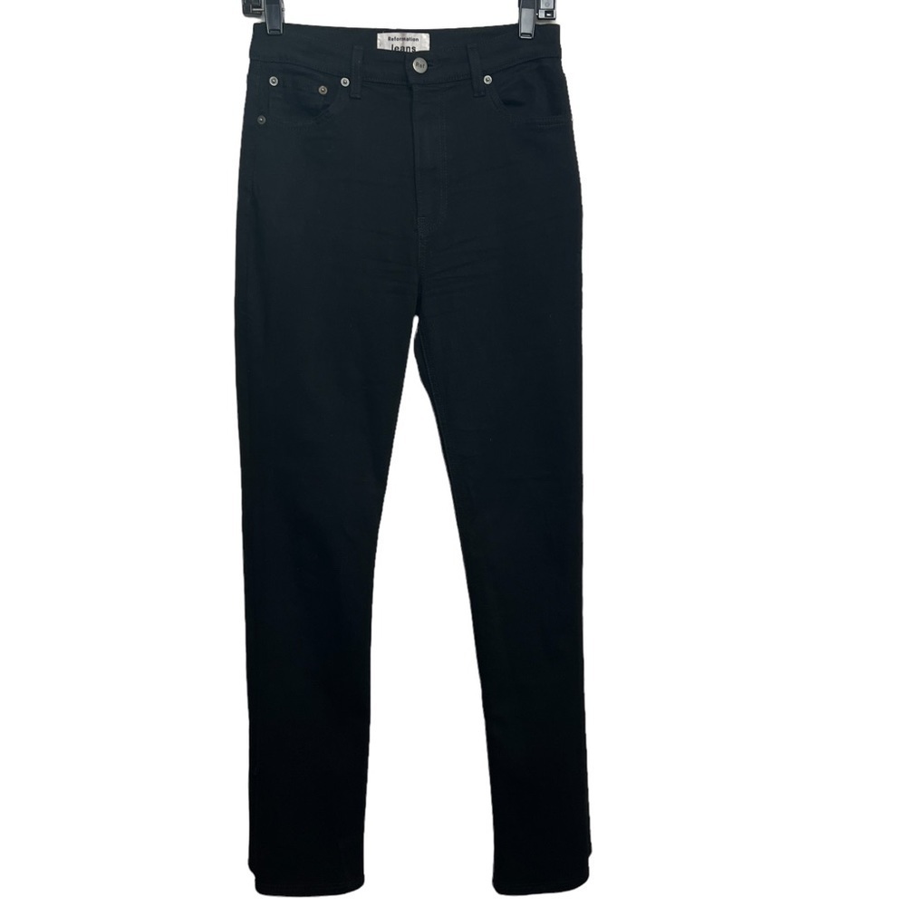 Reformation Perri Black High Waist Jeans